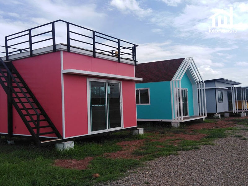 โฟมก่อสร้าง,บ้านโฟม, บ้านน็อคดาวน์